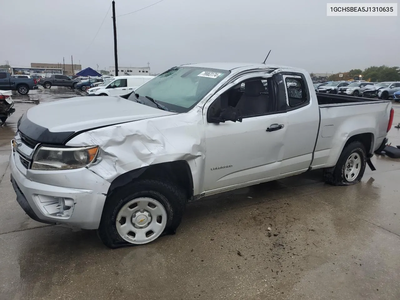 2018 Chevrolet Colorado VIN: 1GCHSBEA5J1310635 Lot: 79963174