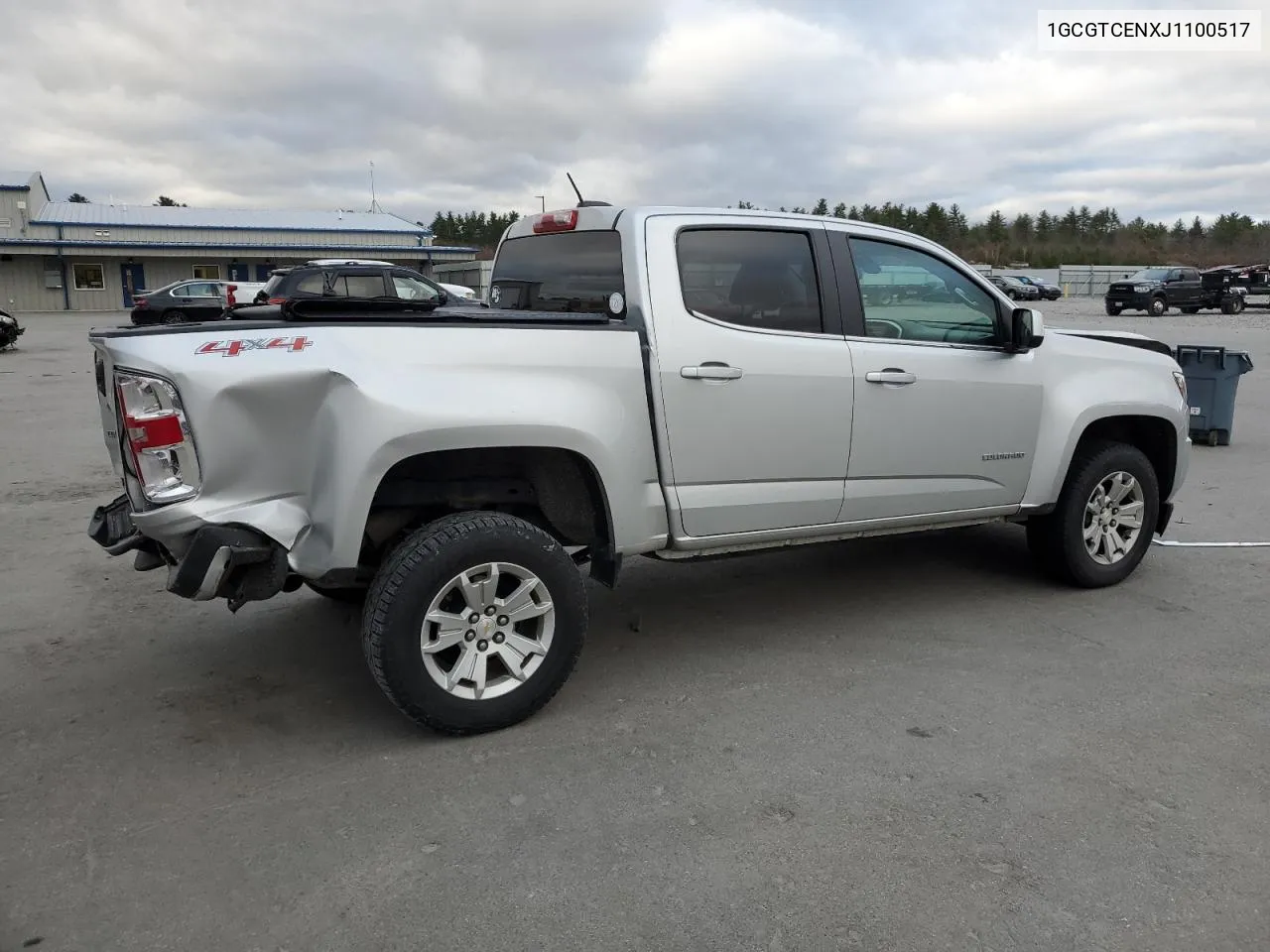 2018 Chevrolet Colorado Lt VIN: 1GCGTCENXJ1100517 Lot: 80232884