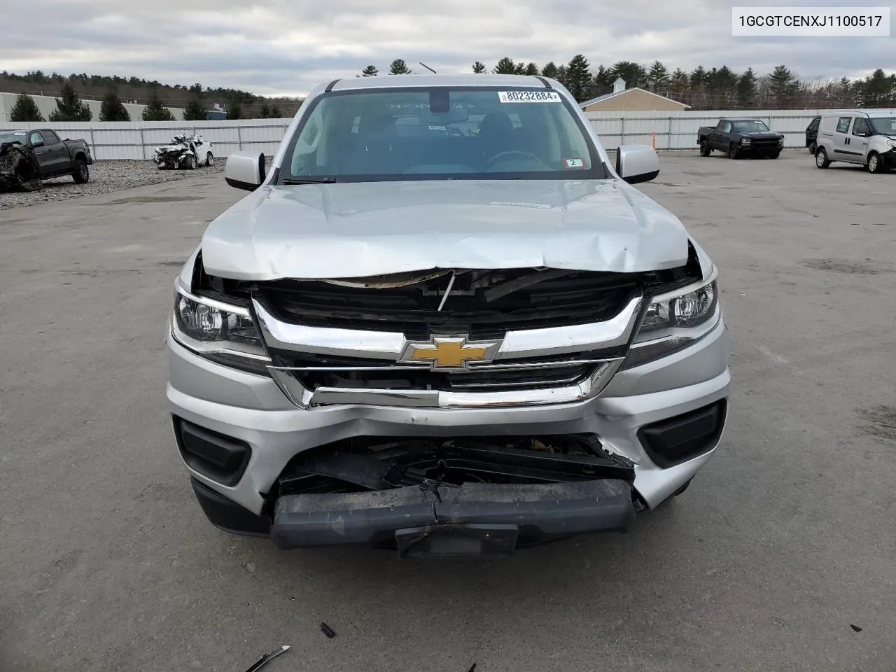 2018 Chevrolet Colorado Lt VIN: 1GCGTCENXJ1100517 Lot: 80232884