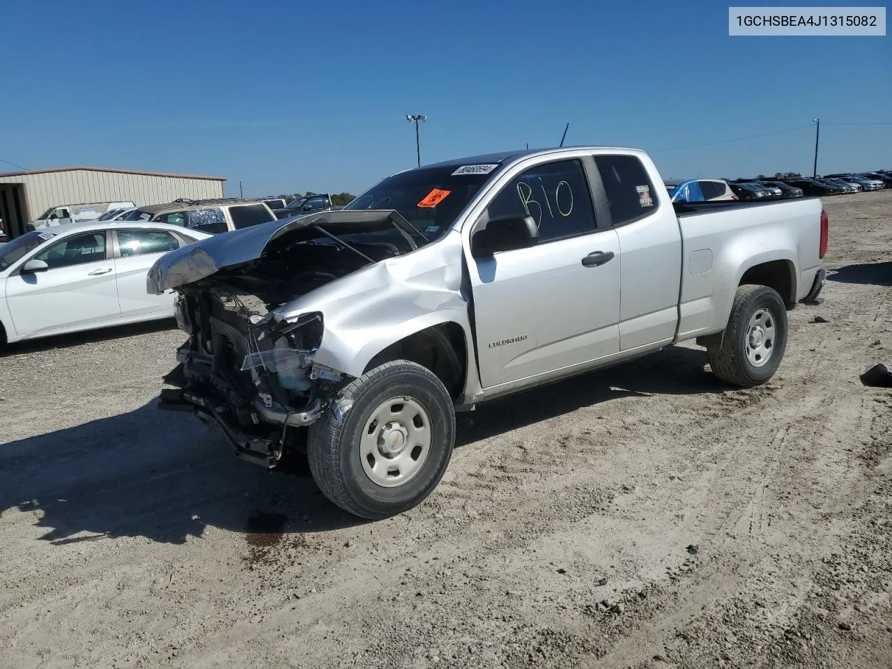 2018 Chevrolet Colorado VIN: 1GCHSBEA4J1315082 Lot: 80460694