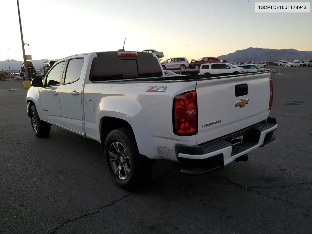 2018 Chevrolet Colorado Z71 VIN: 1GCPTDE16J1178943 Lot: 80499074