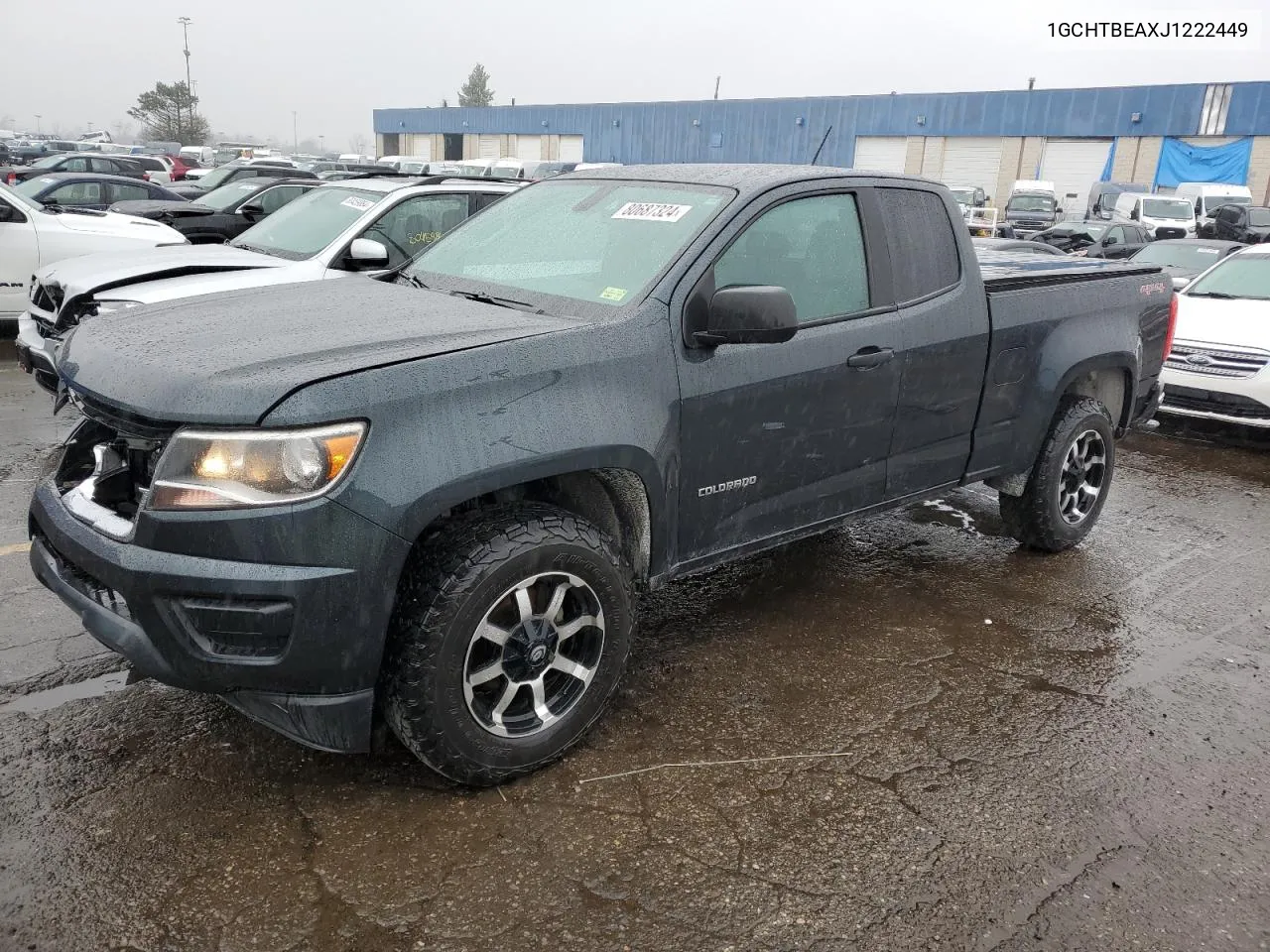 2018 Chevrolet Colorado VIN: 1GCHTBEAXJ1222449 Lot: 80687324