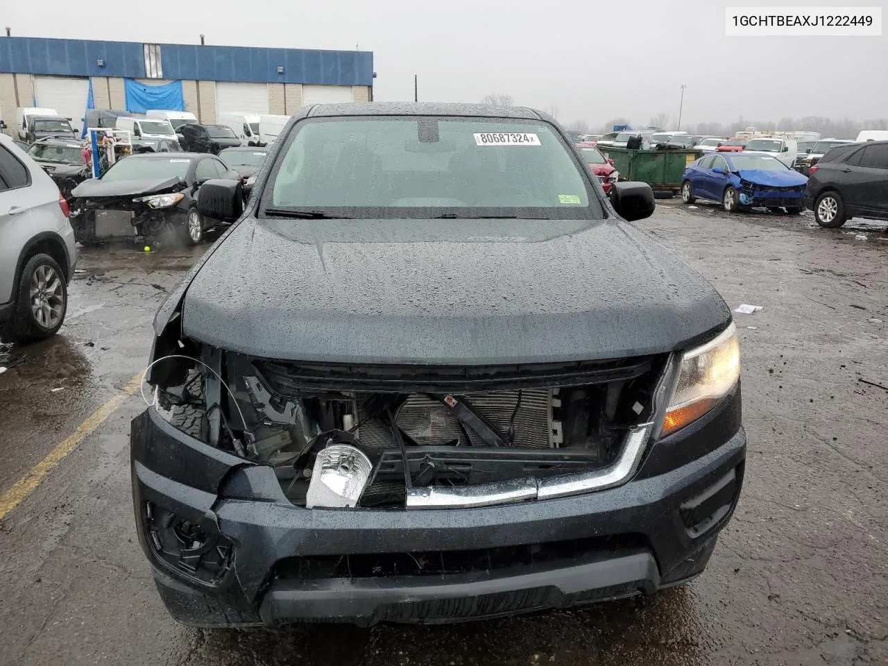 2018 Chevrolet Colorado VIN: 1GCHTBEAXJ1222449 Lot: 80687324