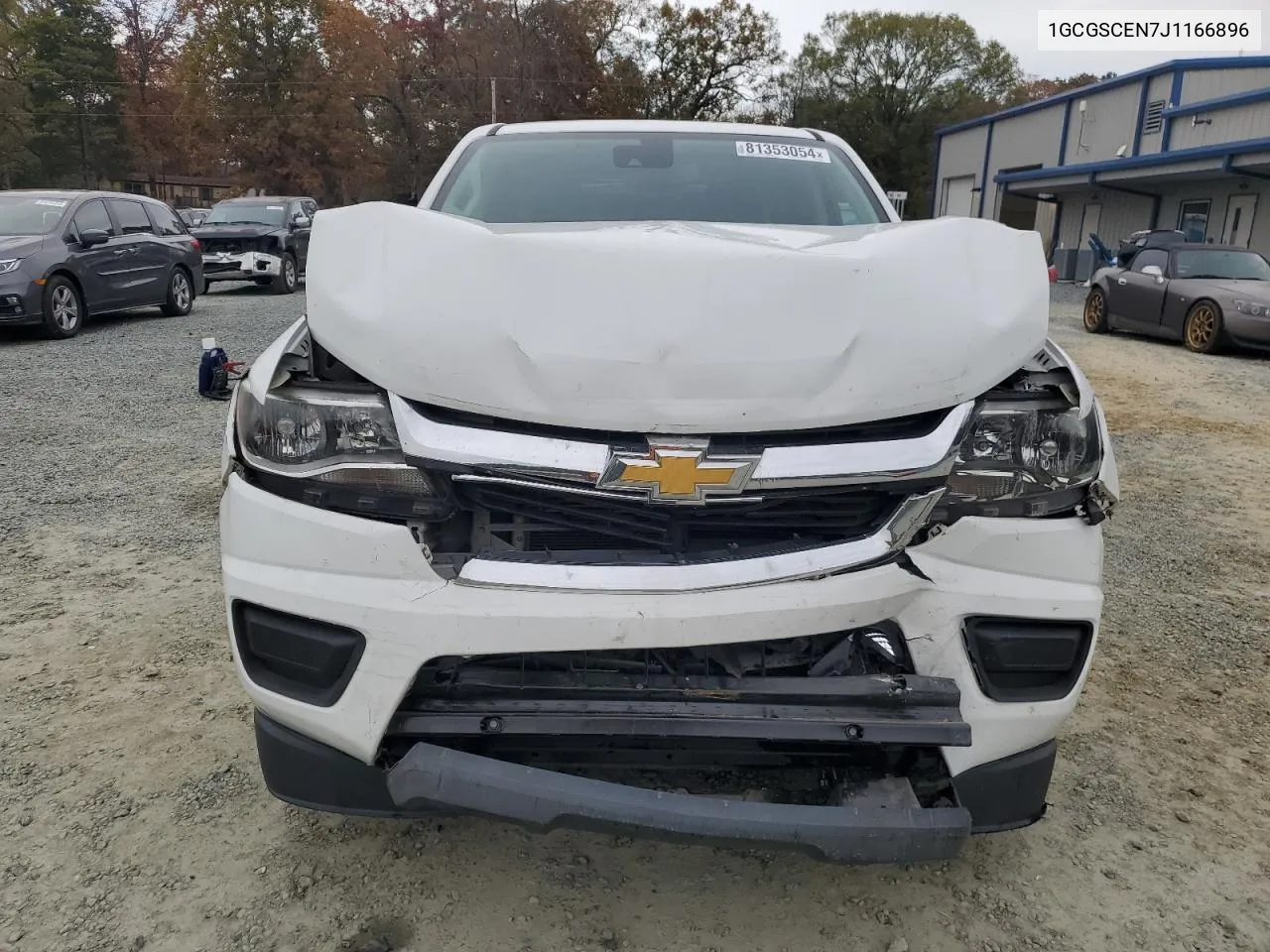 2018 Chevrolet Colorado Lt VIN: 1GCGSCEN7J1166896 Lot: 81353054