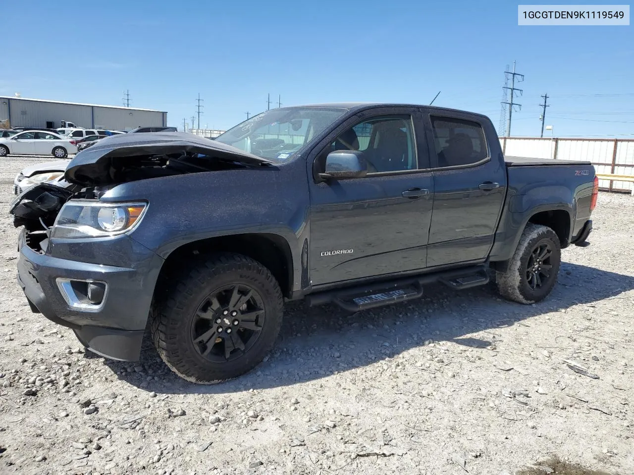 2019 Chevrolet Colorado Z71 VIN: 1GCGTDEN9K1119549 Lot: 42272133