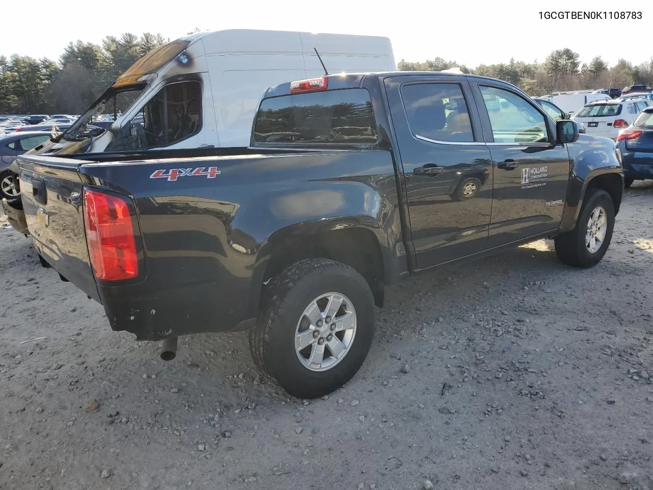 2019 Chevrolet Colorado VIN: 1GCGTBEN0K1108783 Lot: 47278154