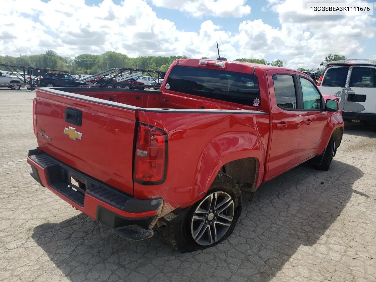 2019 Chevrolet Colorado VIN: 1GCGSBEA3K1111676 Lot: 57086804