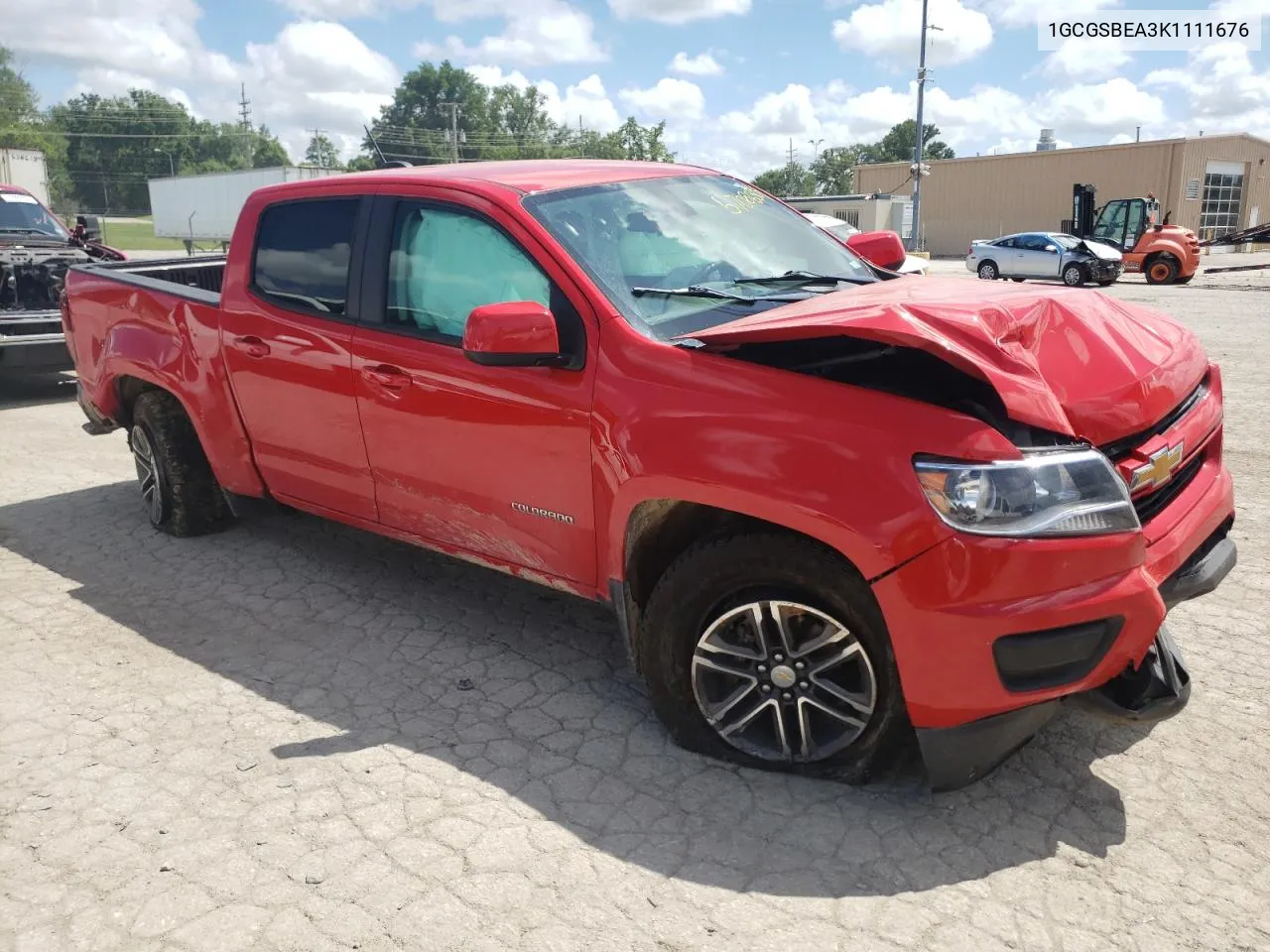 2019 Chevrolet Colorado VIN: 1GCGSBEA3K1111676 Lot: 57086804