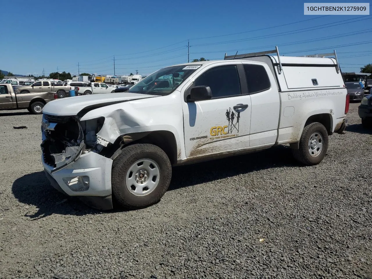 2019 Chevrolet Colorado VIN: 1GCHTBEN2K1275909 Lot: 58956684