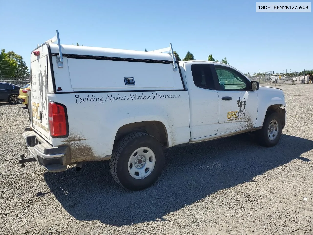 2019 Chevrolet Colorado VIN: 1GCHTBEN2K1275909 Lot: 58956684