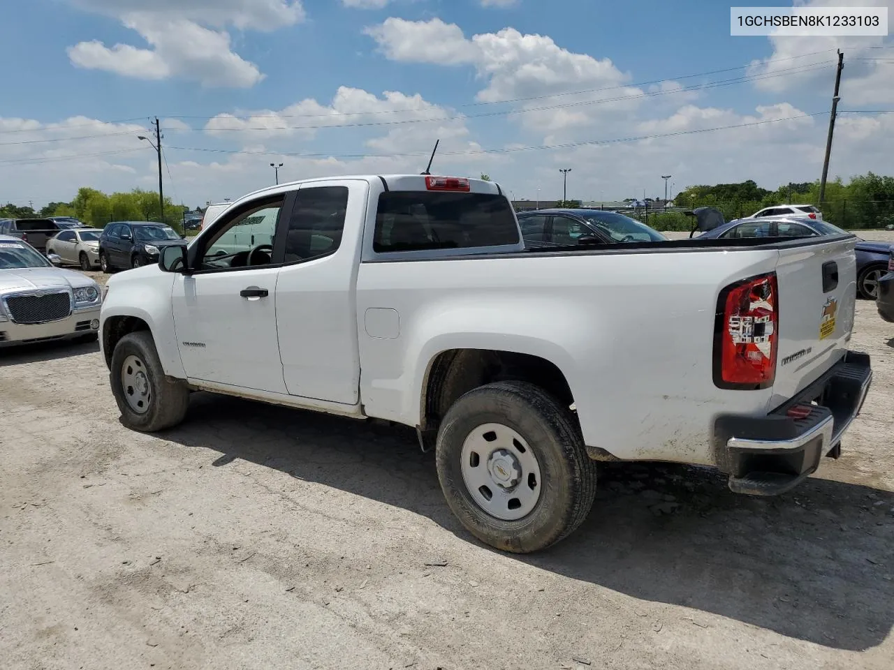 2019 Chevrolet Colorado VIN: 1GCHSBEN8K1233103 Lot: 59046504