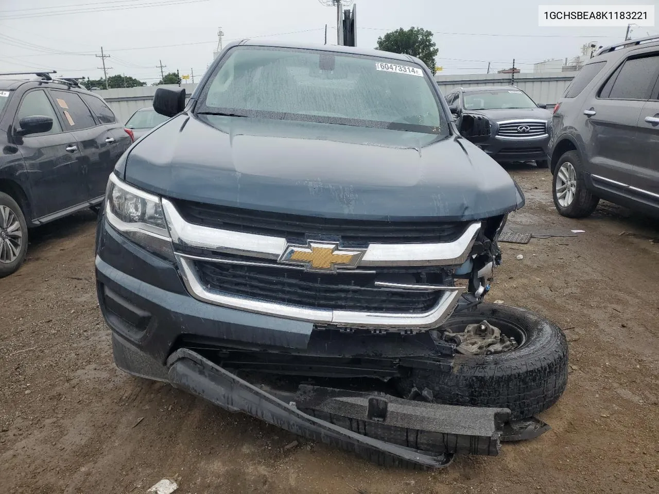 2019 Chevrolet Colorado VIN: 1GCHSBEA8K1183221 Lot: 60473314