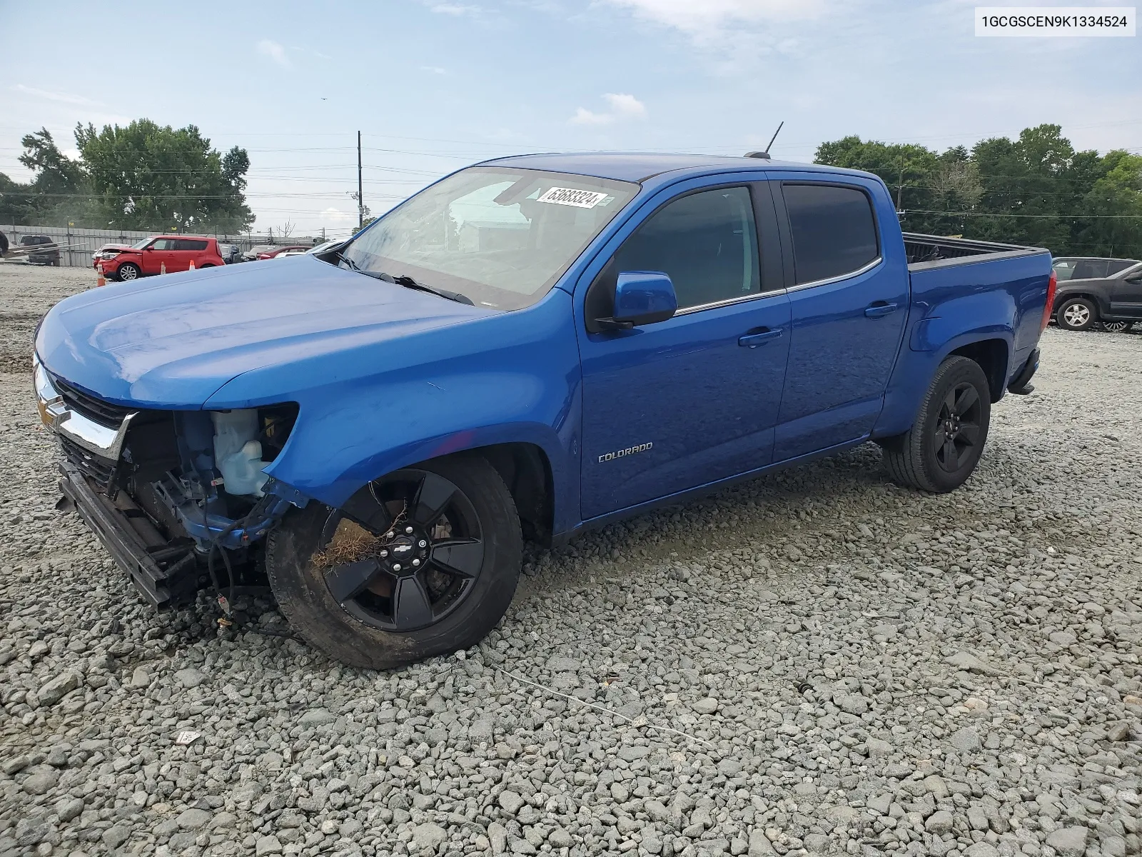 2019 Chevrolet Colorado Lt VIN: 1GCGSCEN9K1334524 Lot: 63683324