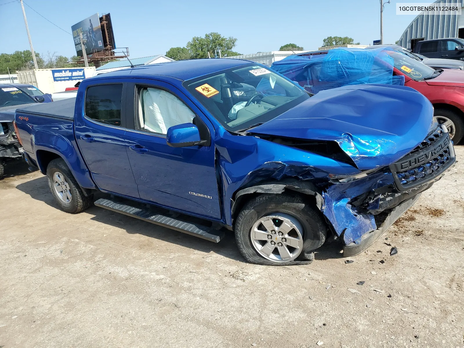 1GCGTBEN5K1122484 2019 Chevrolet Colorado