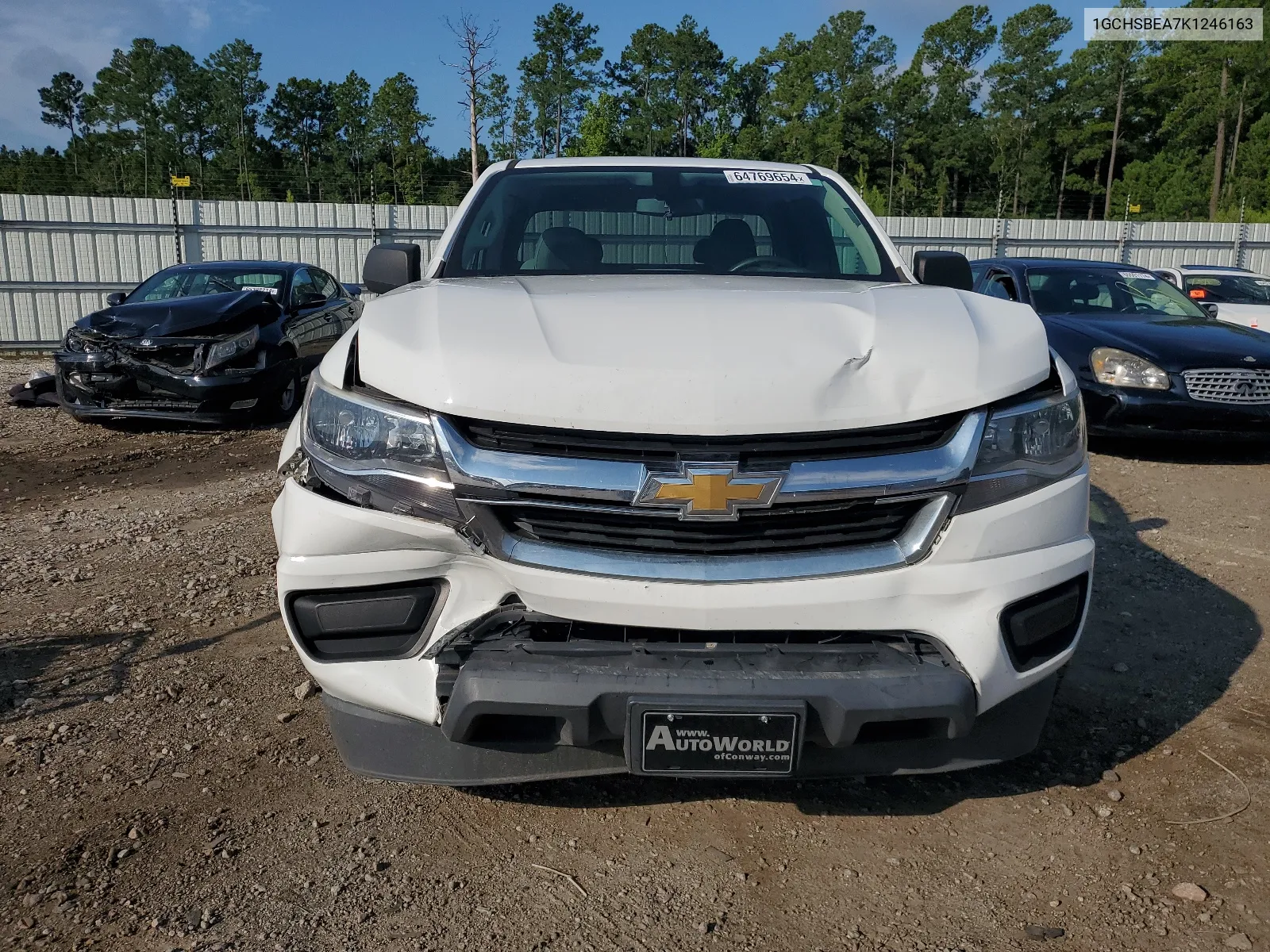 2019 Chevrolet Colorado VIN: 1GCHSBEA7K1246163 Lot: 64769654