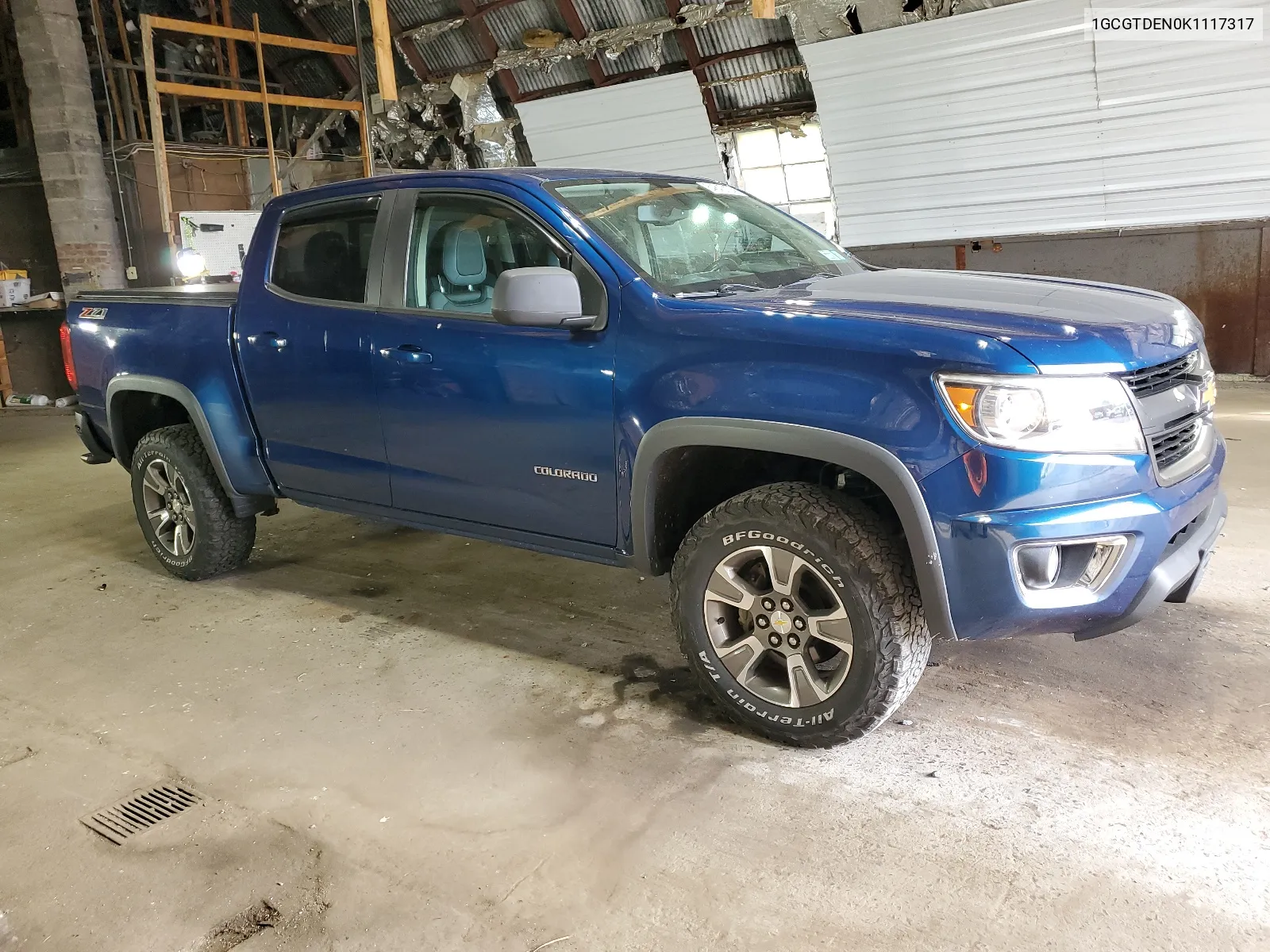 1GCGTDEN0K1117317 2019 Chevrolet Colorado Z71