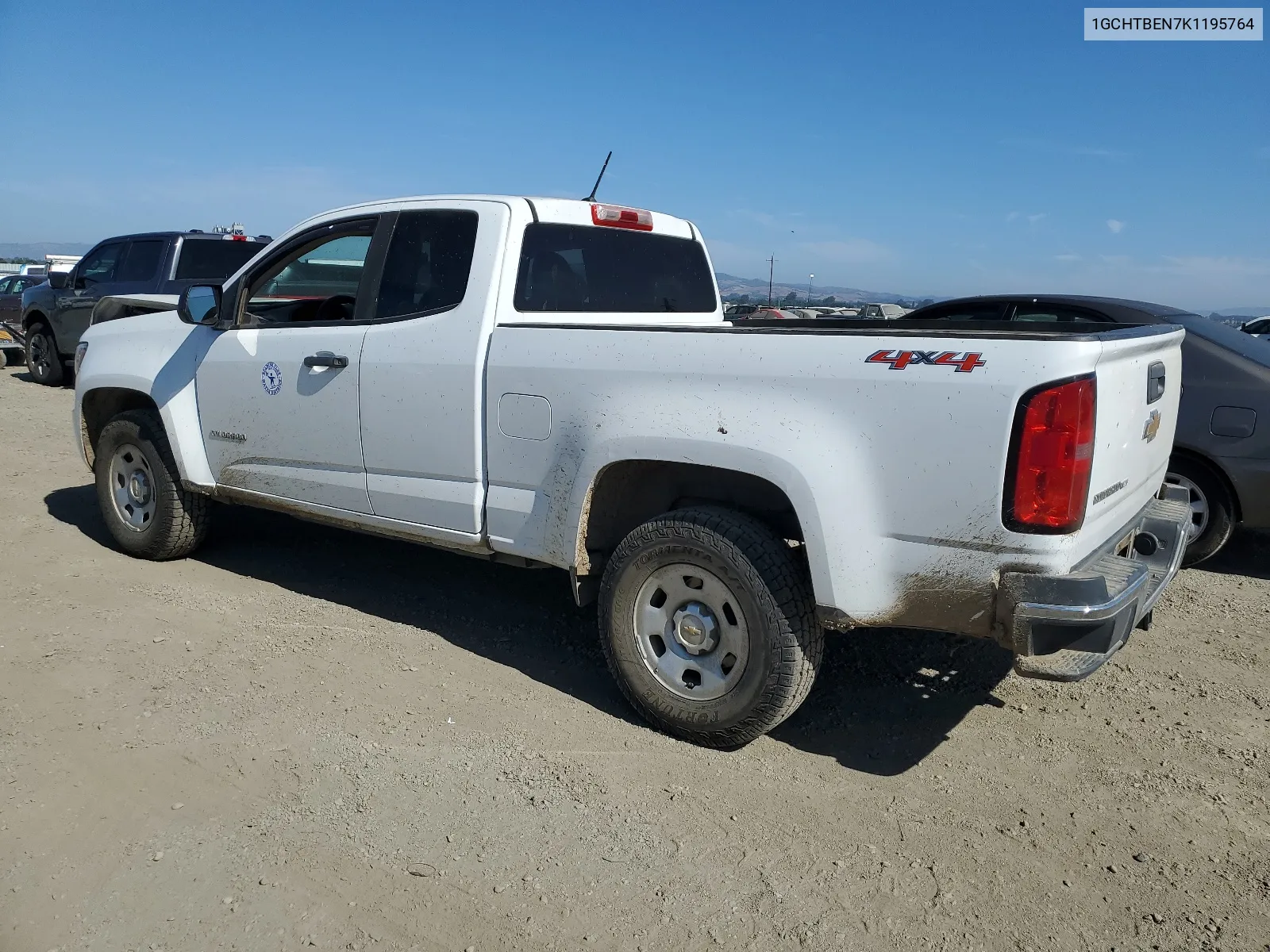 2019 Chevrolet Colorado VIN: 1GCHTBEN7K1195764 Lot: 65803264