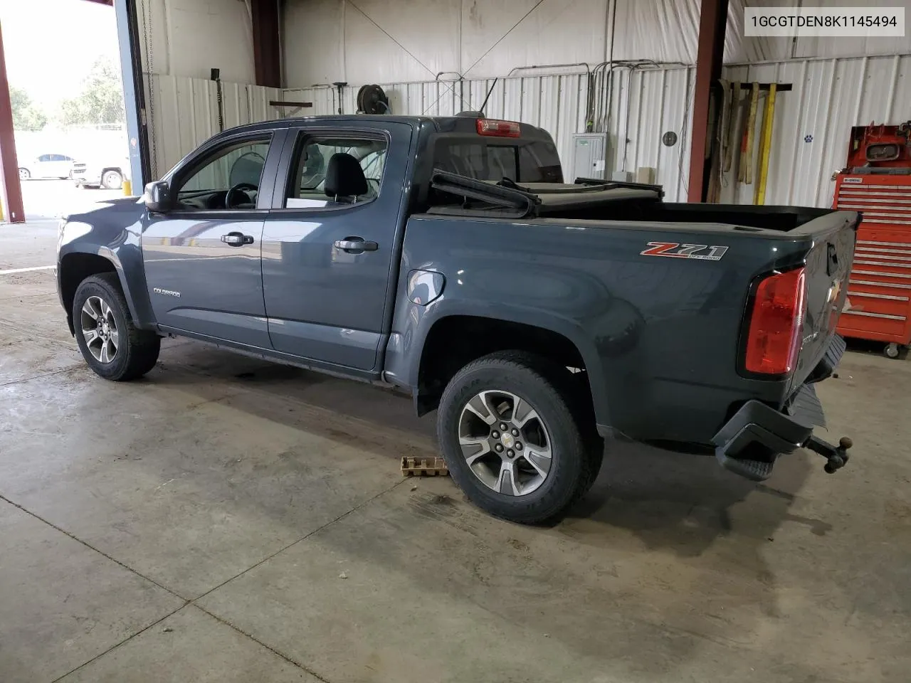 2019 Chevrolet Colorado Z71 VIN: 1GCGTDEN8K1145494 Lot: 66957254