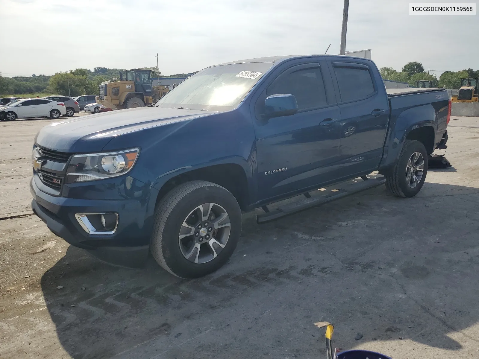 2019 Chevrolet Colorado Z71 VIN: 1GCGSDEN0K1159568 Lot: 67037554