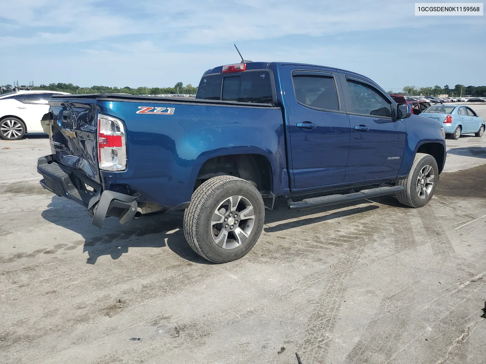 2019 Chevrolet Colorado Z71 VIN: 1GCGSDEN0K1159568 Lot: 67037554