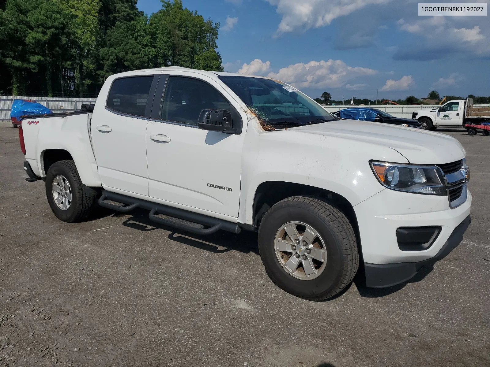 2019 Chevrolet Colorado VIN: 1GCGTBEN8K1192027 Lot: 67390404