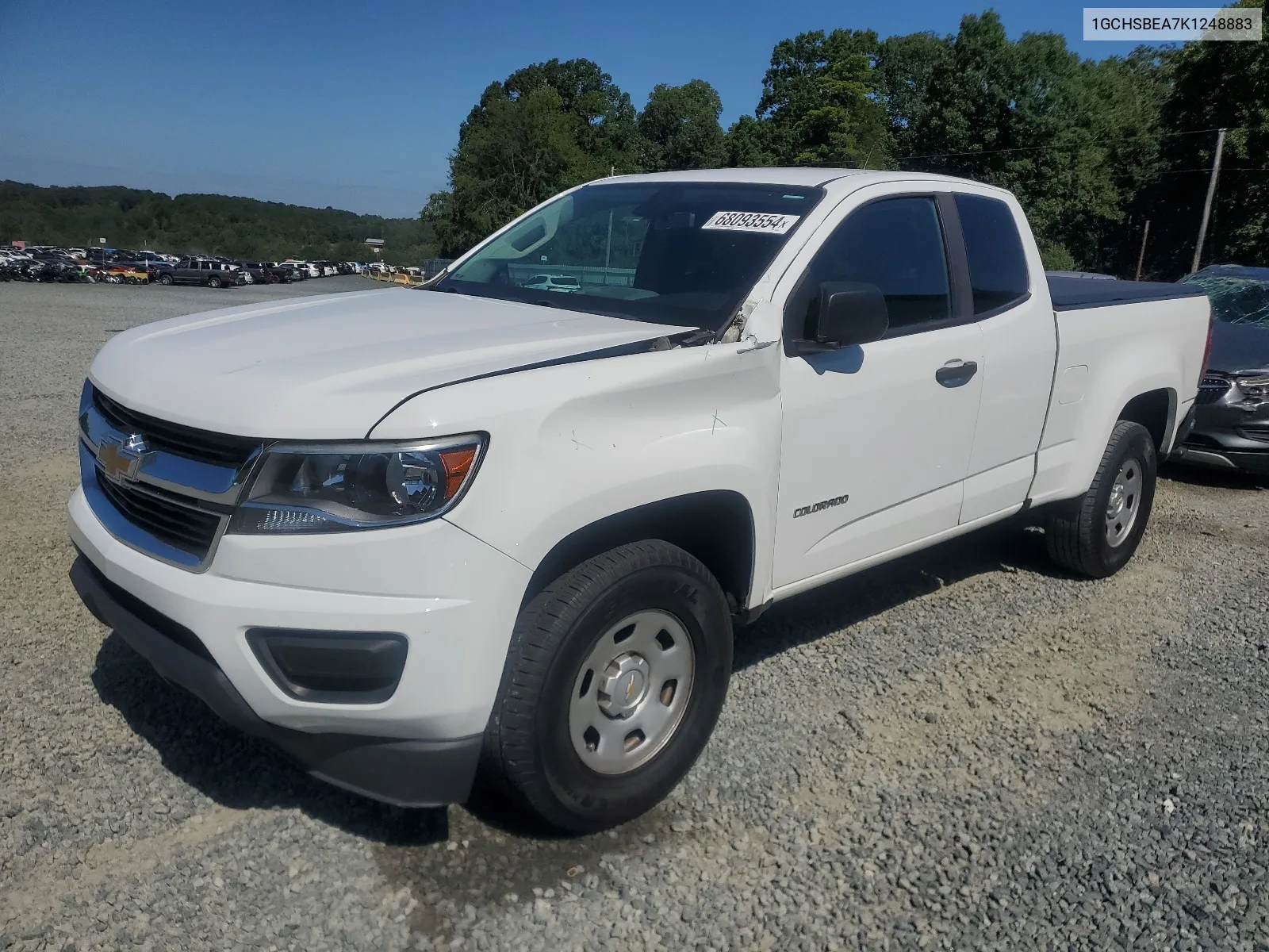 2019 Chevrolet Colorado VIN: 1GCHSBEA7K1248883 Lot: 68093554