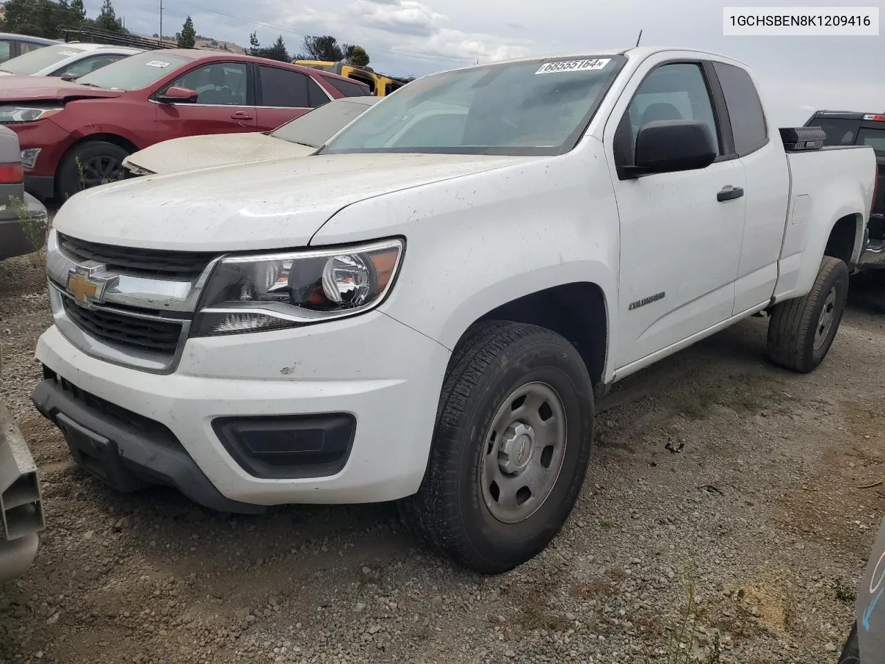 2019 Chevrolet Colorado VIN: 1GCHSBEN8K1209416 Lot: 68555164