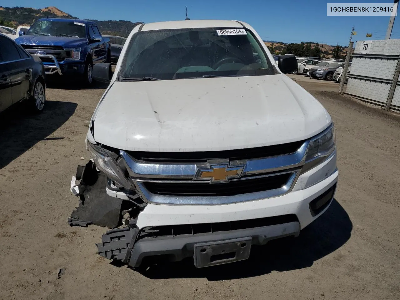 2019 Chevrolet Colorado VIN: 1GCHSBEN8K1209416 Lot: 68555164