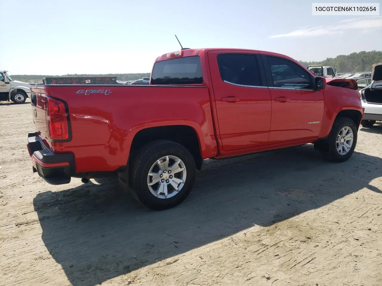 2019 Chevrolet Colorado Lt VIN: 1GCGTCEN6K1102654 Lot: 68638354