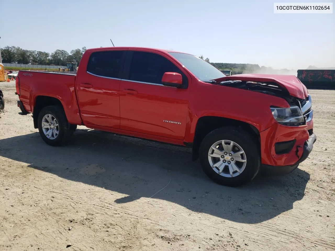 1GCGTCEN6K1102654 2019 Chevrolet Colorado Lt