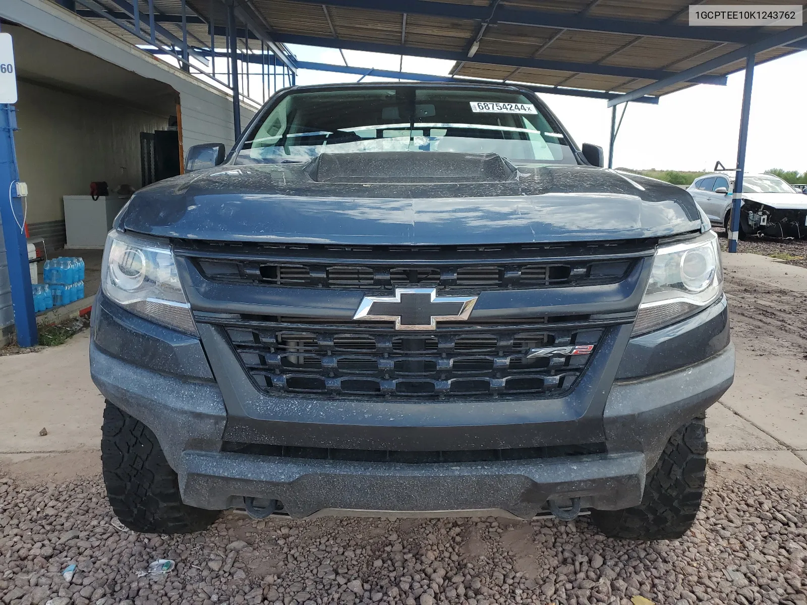 2019 Chevrolet Colorado Zr2 VIN: 1GCPTEE10K1243762 Lot: 68754244