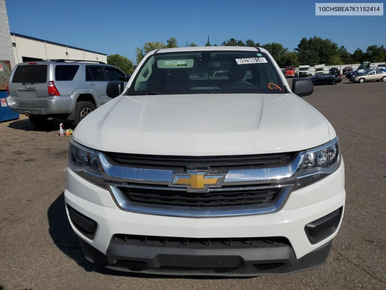 2019 Chevrolet Colorado VIN: 1GCHSBEA7K1152414 Lot: 69296514