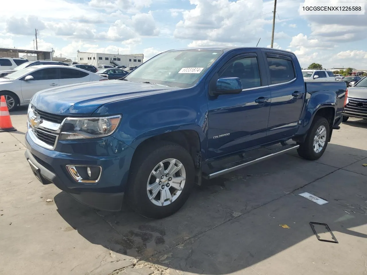 1GCGSCENXK1226588 2019 Chevrolet Colorado Lt