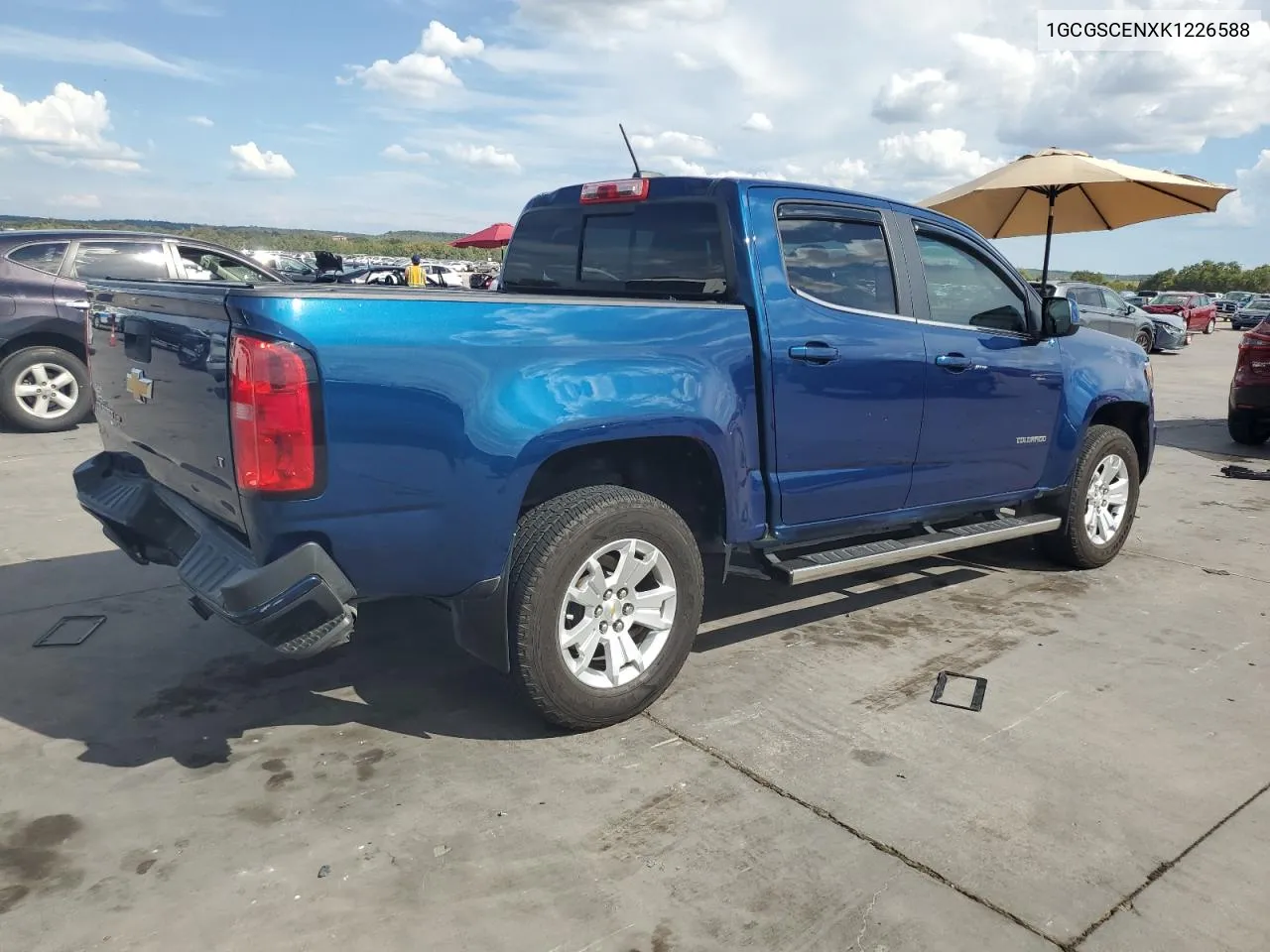 1GCGSCENXK1226588 2019 Chevrolet Colorado Lt