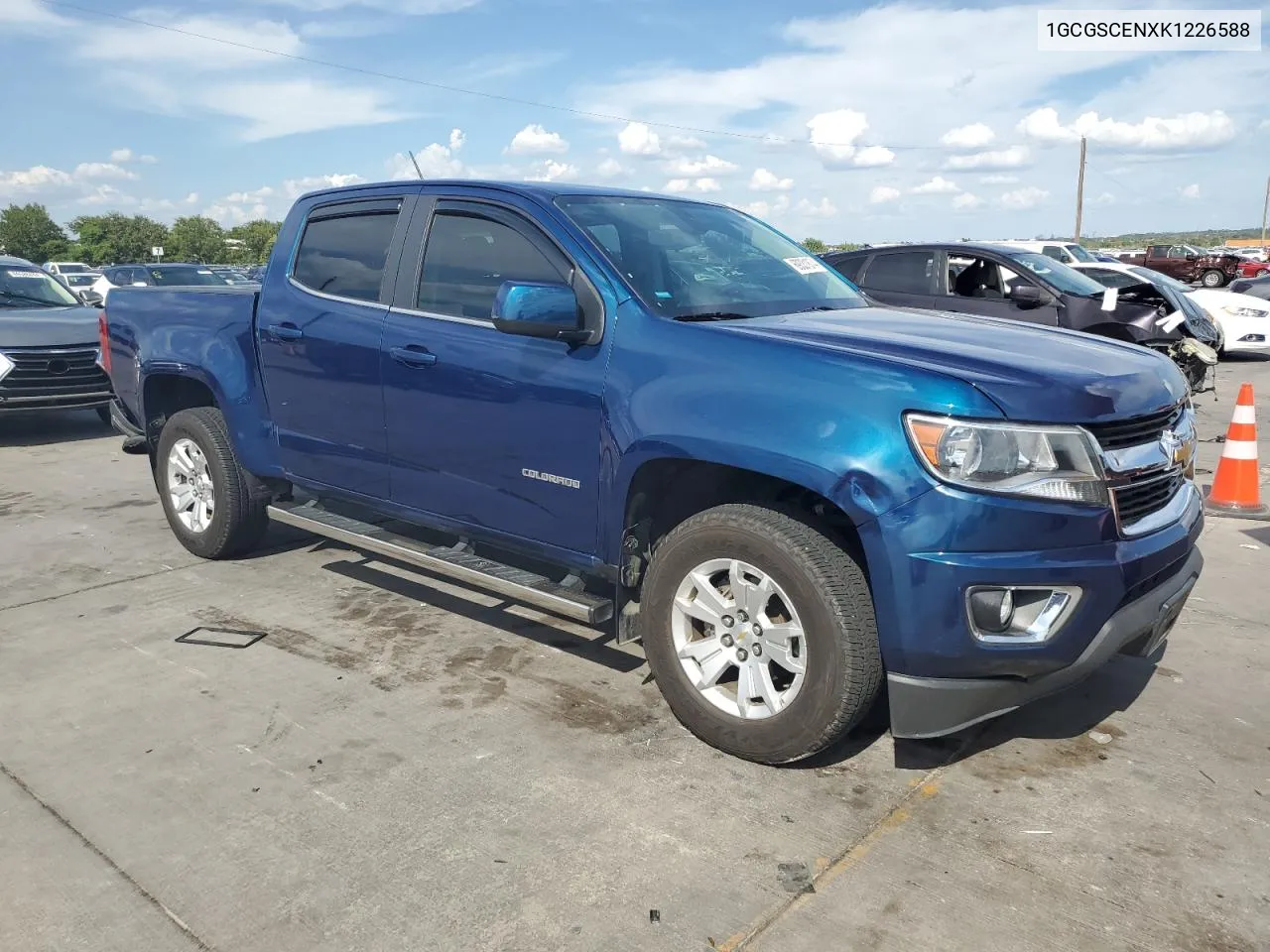 1GCGSCENXK1226588 2019 Chevrolet Colorado Lt