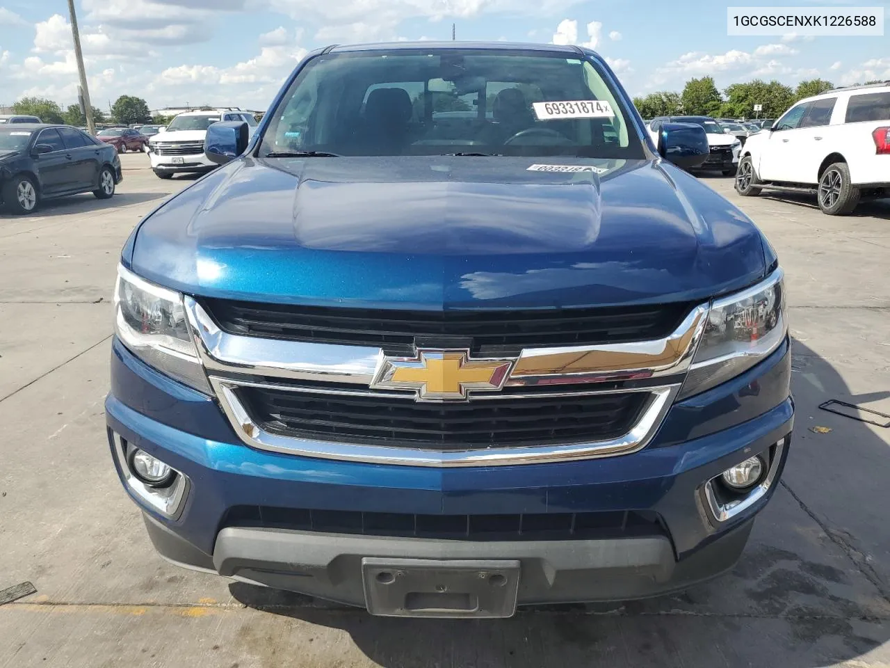 2019 Chevrolet Colorado Lt VIN: 1GCGSCENXK1226588 Lot: 69331874