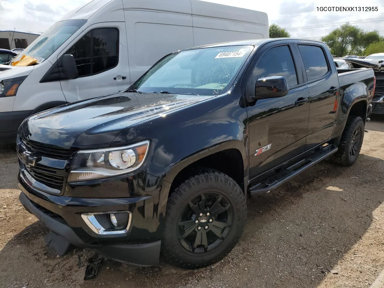 2019 Chevrolet Colorado Z71 VIN: 1GCGTDENXK1312955 Lot: 69407154