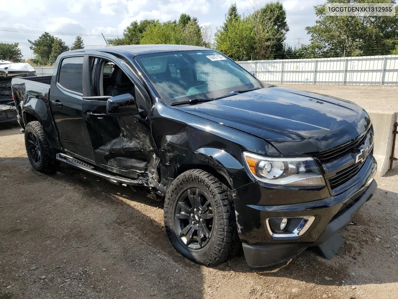 2019 Chevrolet Colorado Z71 VIN: 1GCGTDENXK1312955 Lot: 69407154