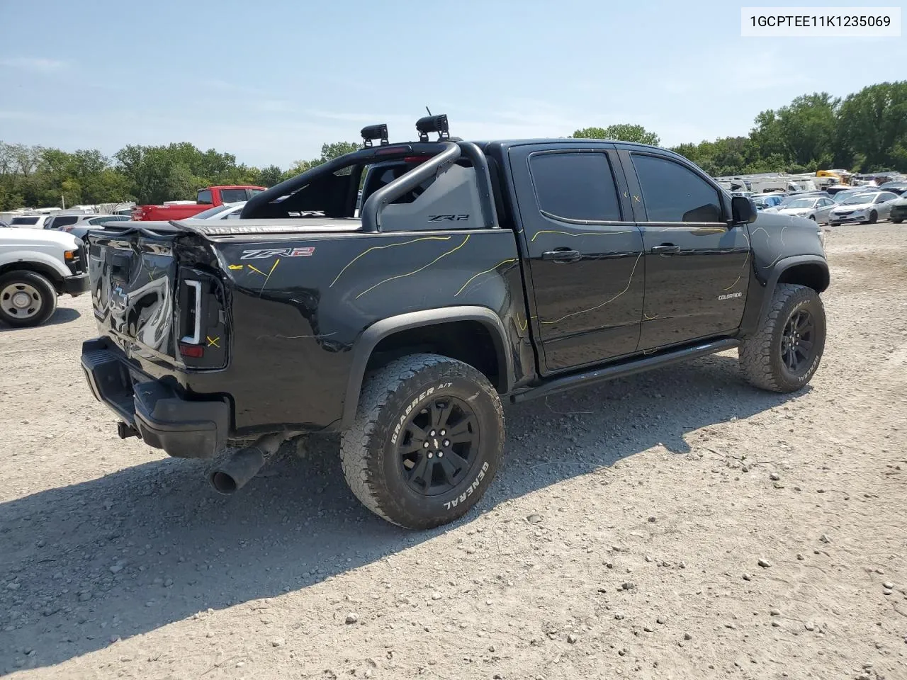 2019 Chevrolet Colorado Zr2 VIN: 1GCPTEE11K1235069 Lot: 69430144