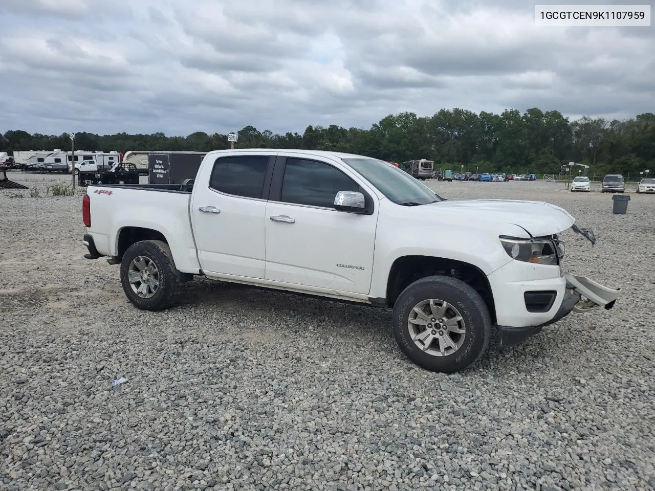 2019 Chevrolet Colorado Lt VIN: 1GCGTCEN9K1107959 Lot: 70145024