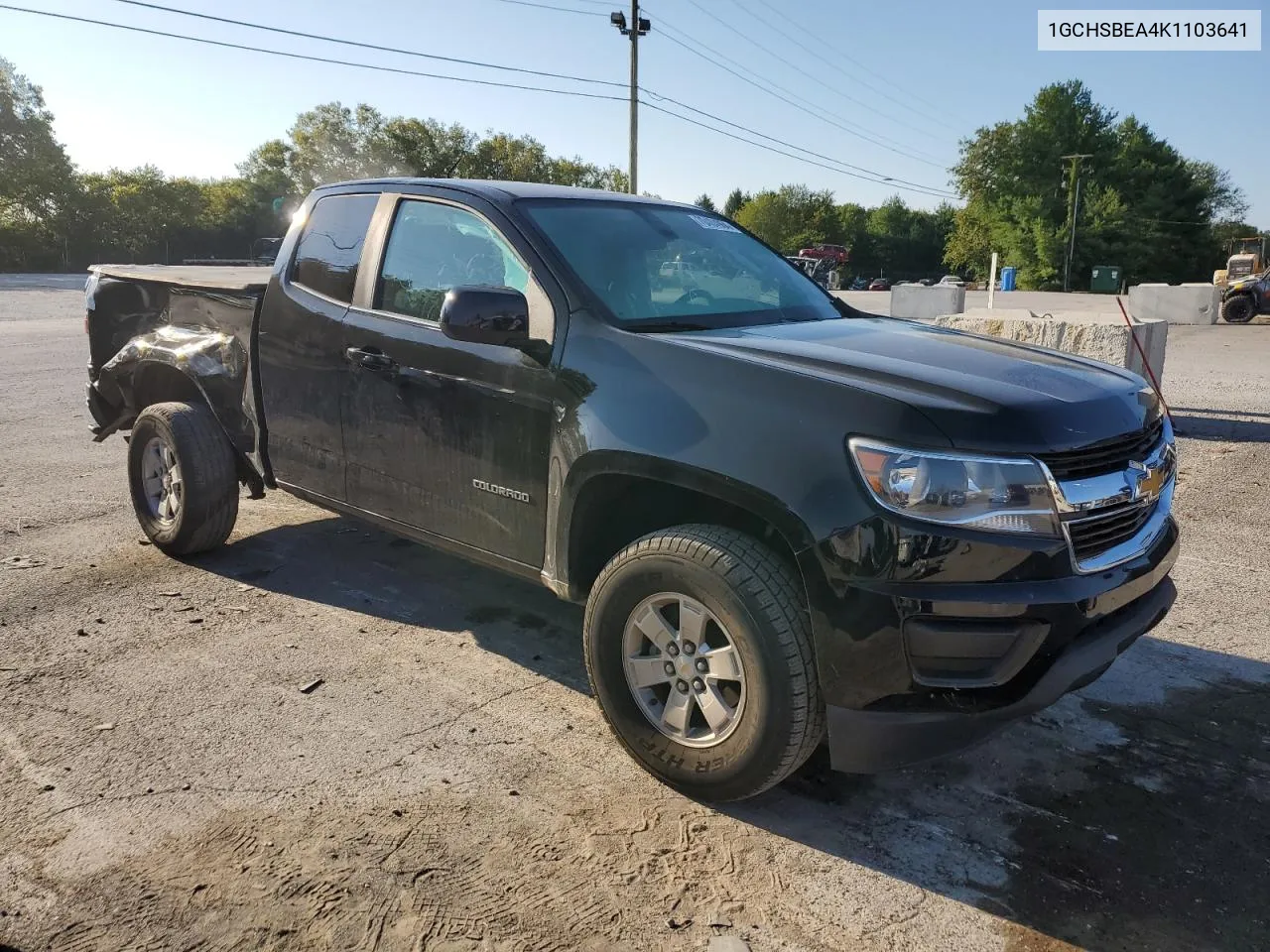 2019 Chevrolet Colorado VIN: 1GCHSBEA4K1103641 Lot: 70484964