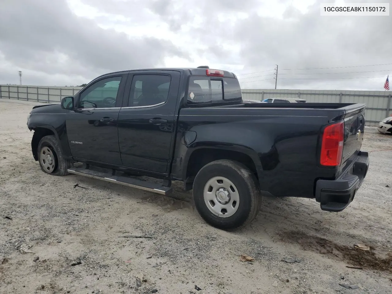 2019 Chevrolet Colorado Lt VIN: 1GCGSCEA8K1150172 Lot: 70602544