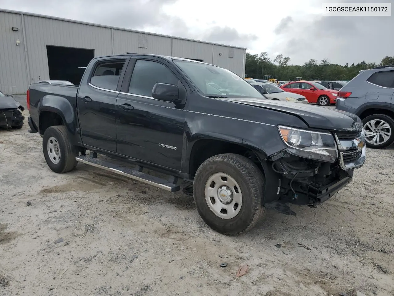 2019 Chevrolet Colorado Lt VIN: 1GCGSCEA8K1150172 Lot: 70602544