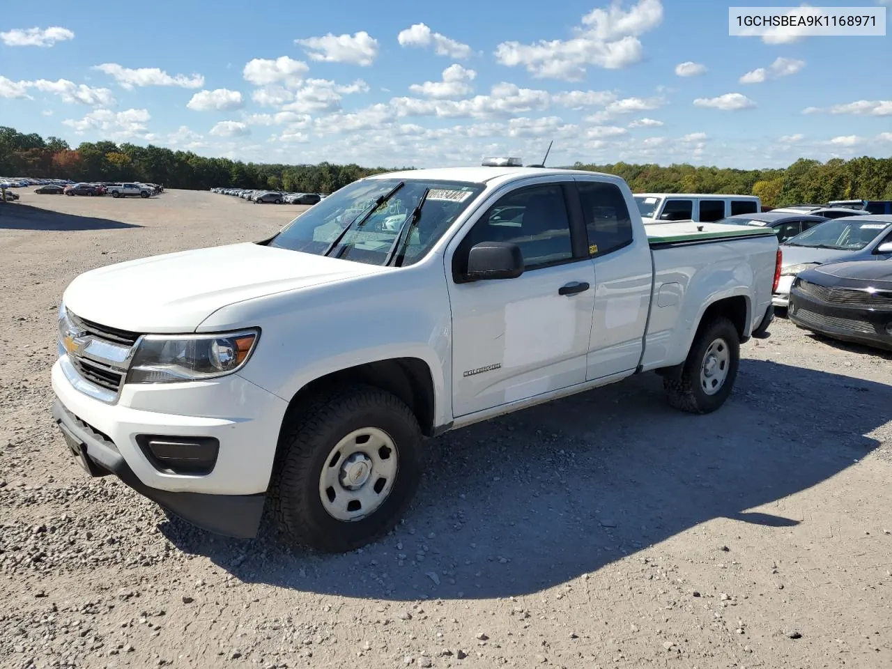 2019 Chevrolet Colorado VIN: 1GCHSBEA9K1168971 Lot: 70852114