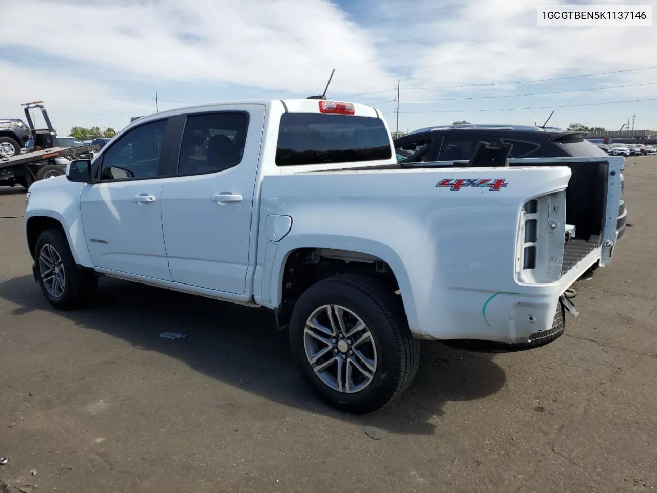 2019 Chevrolet Colorado VIN: 1GCGTBEN5K1137146 Lot: 71480534