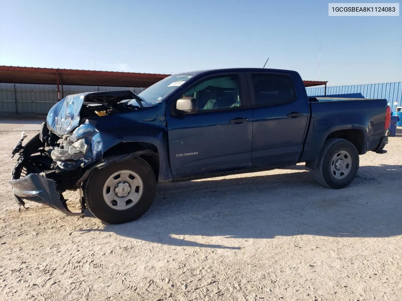 2019 Chevrolet Colorado VIN: 1GCGSBEA8K1124083 Lot: 71558144