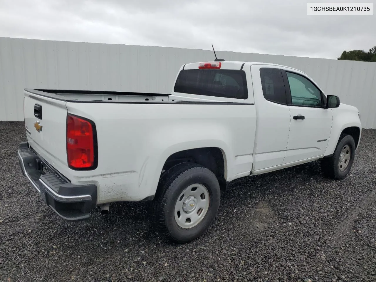 2019 Chevrolet Colorado VIN: 1GCHSBEA0K1210735 Lot: 72207374