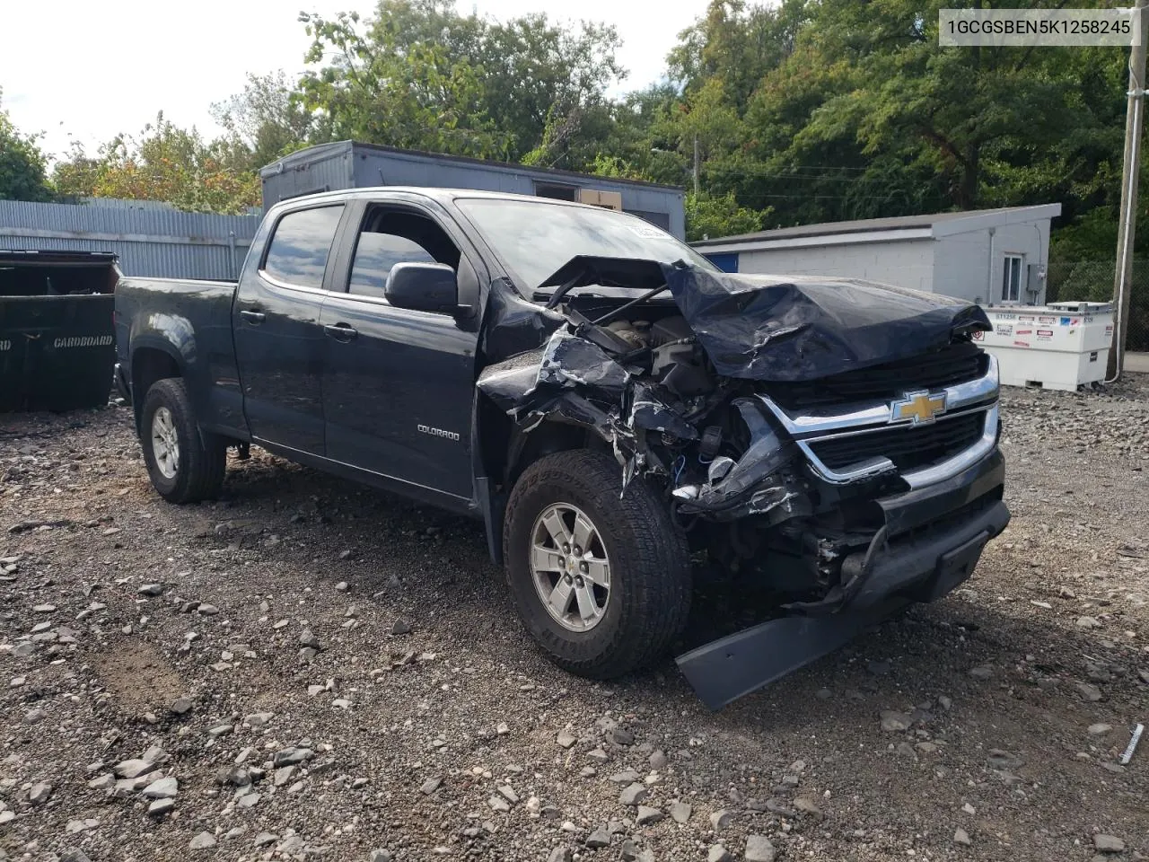 2019 Chevrolet Colorado VIN: 1GCGSBEN5K1258245 Lot: 72587284