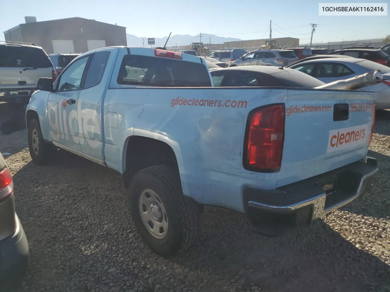 2019 Chevrolet Colorado VIN: 1GCHSBEA6K1162416 Lot: 72808424