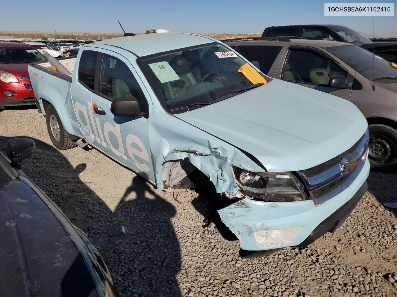 2019 Chevrolet Colorado VIN: 1GCHSBEA6K1162416 Lot: 72808424